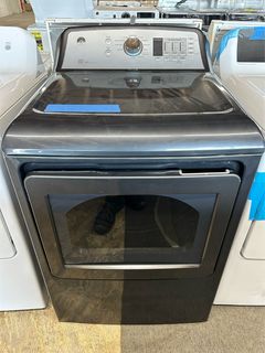 ASIS GE® 7.4 Cu. Ft. Diamond Gray Front Load Electric Dryer