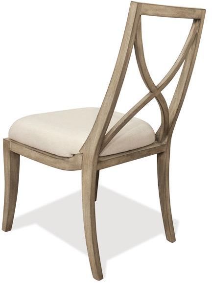 Riverside Furniture Sophie X-Back Upholstered Side Chair 4