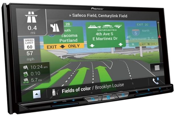 Pioneer AVIC-W8500NEX Flagship In-Dash Navigation AV Receiver with 7" WVGA Capacitive Touchscreen Display 1
