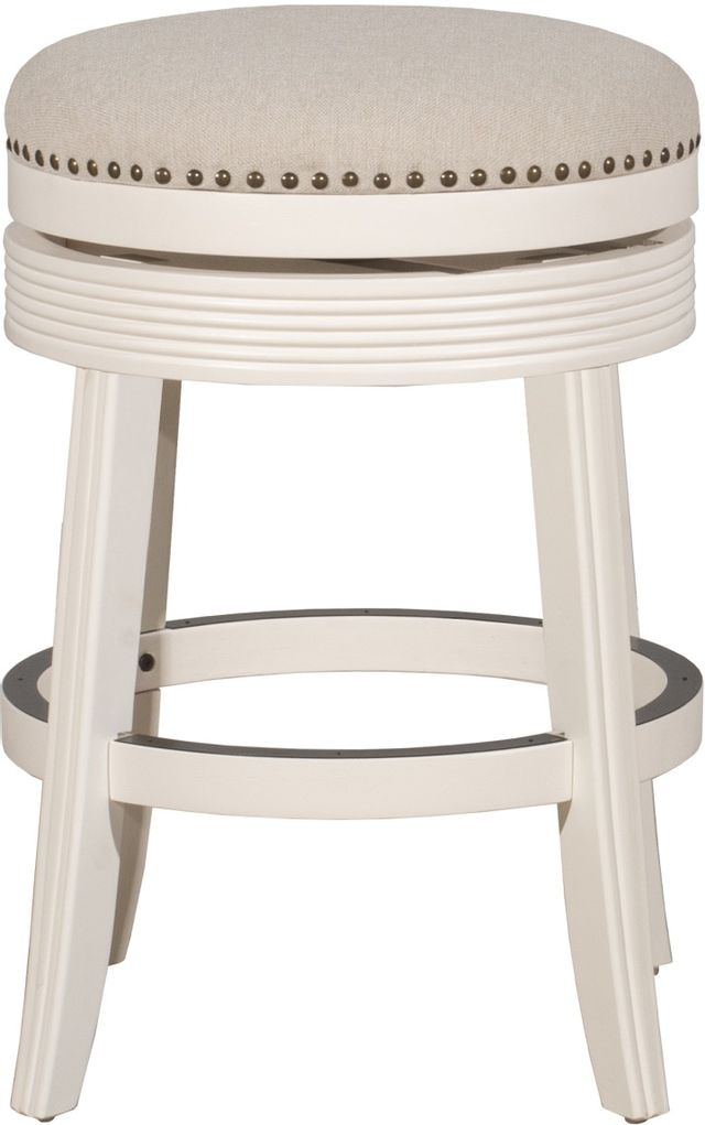 Hillsdale Furniture Tillman White Wood Counter Height Stool-1
