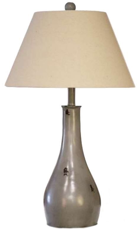 H & H Lamp Distressed Lamp