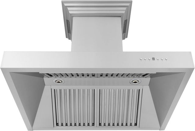 ZLINE 36" Stainless Steel Wall Mounted Range Hood with CrownSound® Bluetooth Speakers 2