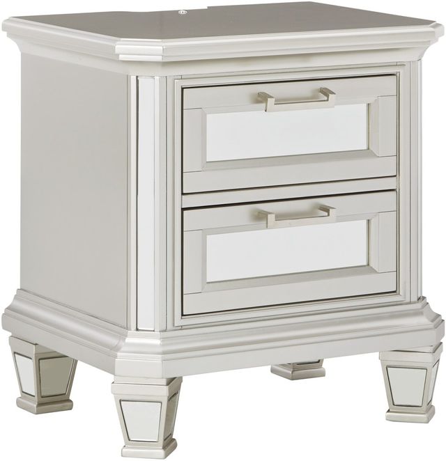 Signature Design by Ashley® Lindenfield Silver Nightstand-0