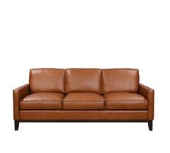 Niroflex Chestnut Leather Sofa