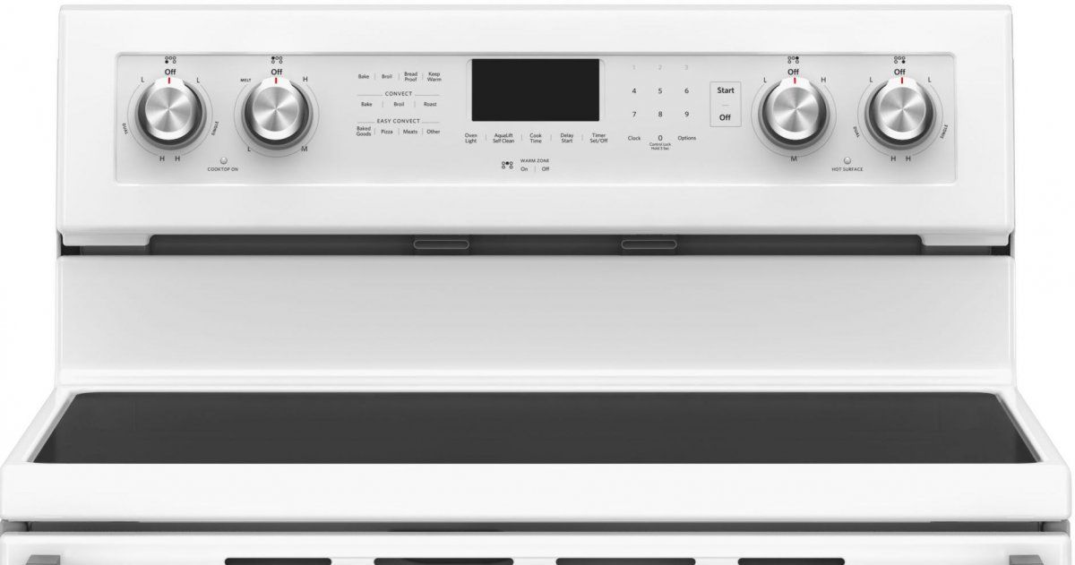 Kitchenaid white deals electric range