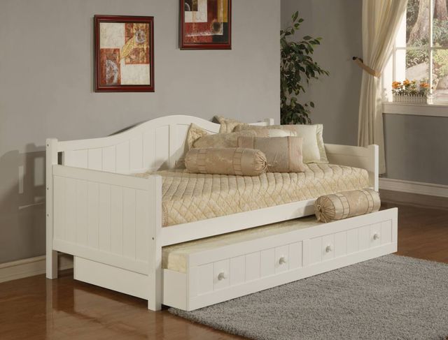 Hillsdale Furniture Staci White Twin Daybed with Trundle 3