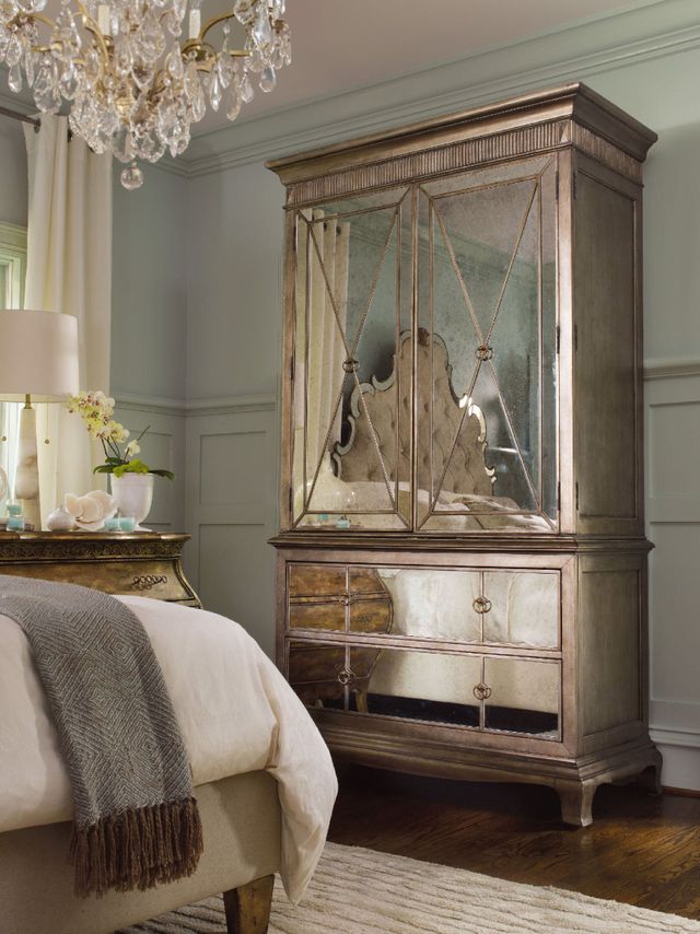 Hooker® Furniture Sanctuary Gold/Silver Armoire 4