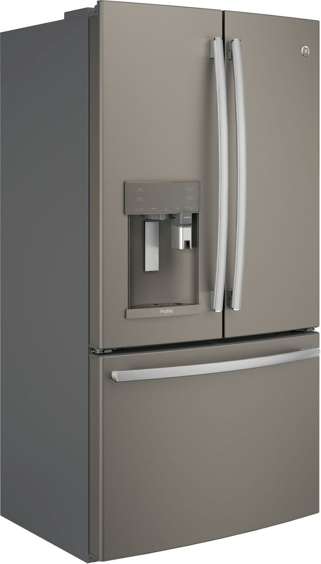 GE Profile™ 22.23 Cu. Ft. Slate Counter Depth French Door Refrigerator-1
