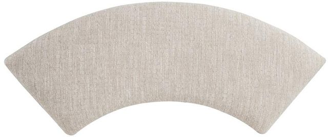 Magnussen Home® Paxton Place Dovetail Grey Curved Upholstered Bench 3