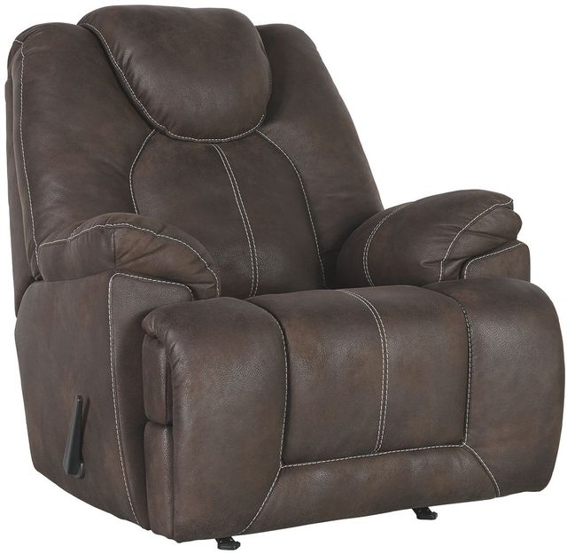 Signature Design by Ashley® Warrior Fortress Coffee Rocker Recliner-0