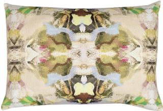 Laura Park Designs Birds of a Feather Multi-Colored 14"x20" Lumbar Pillow