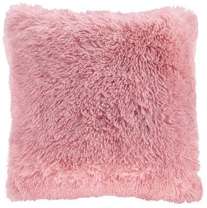 Olliix by CosmoLiving Cleo Blush Ombre Print Shaggy Fur Pillow-0