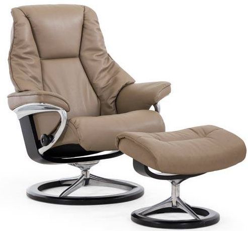 Stressless® by Ekornes® Live Large Signature Base Chair and Ottoman 0