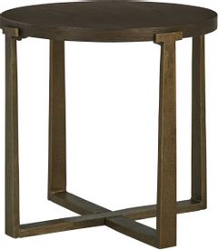 Signature Design by Ashley® Balintmore Brown/Gold Round End Table