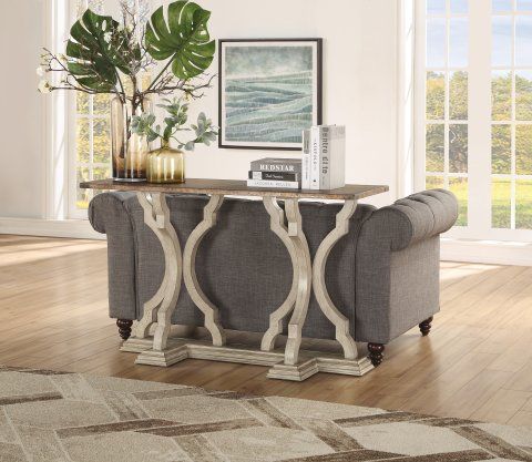 Flexsteel® Estate Antiqued Sofa Table 2