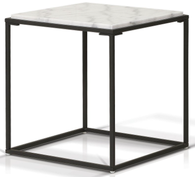 Korson Furniture Design Tokko White/Black End Table 0