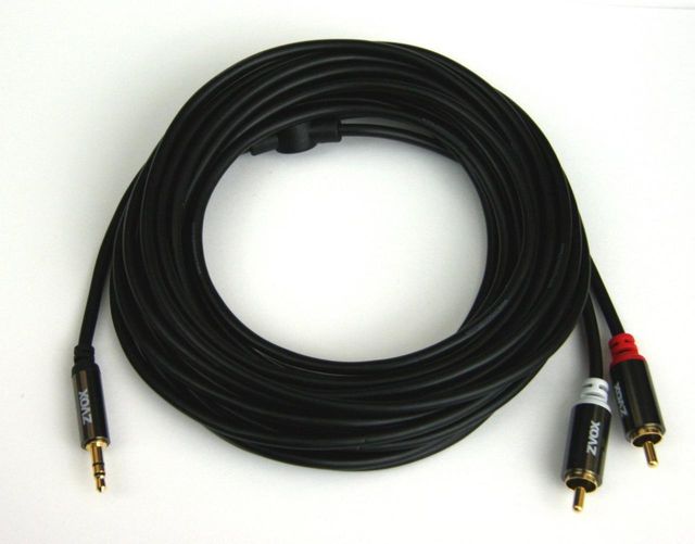 ZVOX® 2 Meter RCA-Mini Connecting Cable (6.6 Ft)