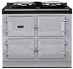 AGA 3-Oven Dual Control Natural Gas Cooker-Pearl Ashes