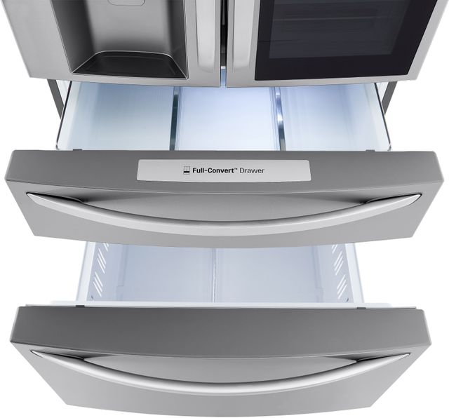 LG 29.5 Cu. Ft. PrintProof™ Stainless Steel French Door Refrigerator 9
