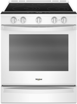 Whirlpool 30 Inch Freestanding Electric Range with 5 Radiant Elements,  3,000 Watts, 6.4 cu. ft. Convection