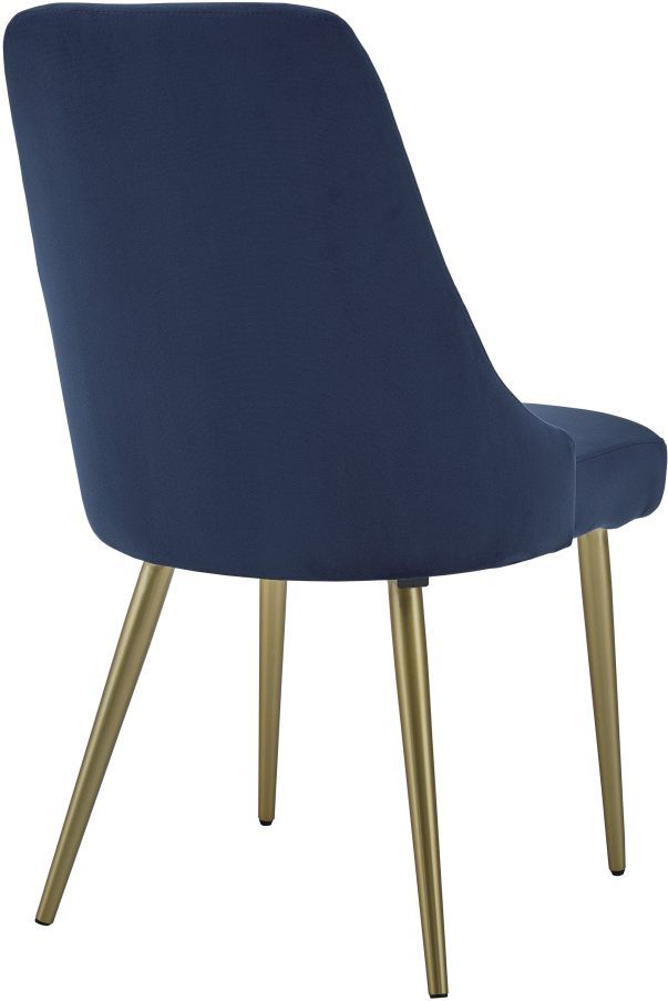 Signature Design by Ashley® Wynora Blue/Gold Dining Chair-2