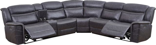 Coaster® Bluefield Charcoal 6-Piece Sectional 1