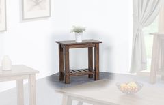 Winners Only® Newport Brown 14" Lamp Table