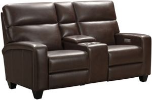 BarcaLounger® Marcello Castleton Rustic Brown Power Reclining Loveseat