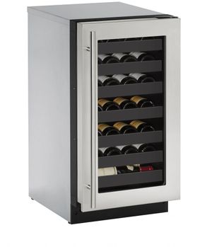 U-Line® 2000 Series 18" Stainless Steel Wine Captain® Wine Cooler