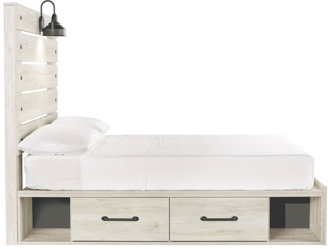 Signature Design by Ashley® Cambeck Whitewash Twin Panel Storage Bed ...