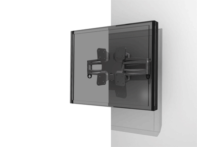 Salamander Designs® Small DY102 Articulating Wall Mount-Graphite Black 2
