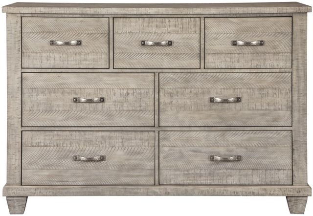 Benchcraft® Naydell Rustic Gray Dresser 2