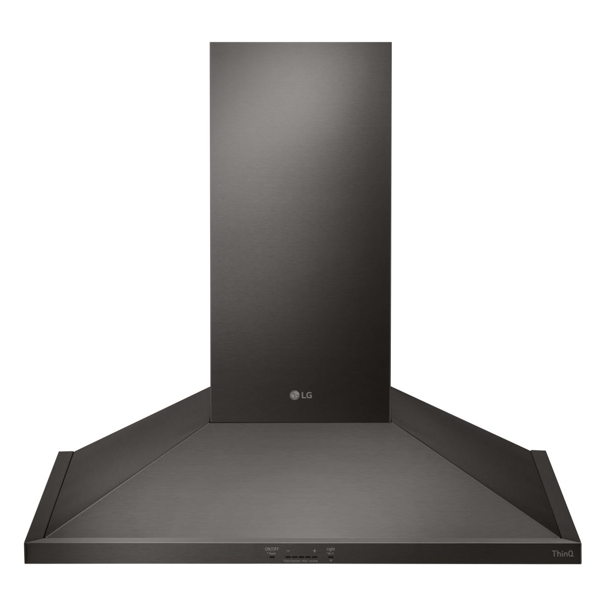 LG 30" Black Stainless Steel Wall Mount Chimney Hood-HCED3015D