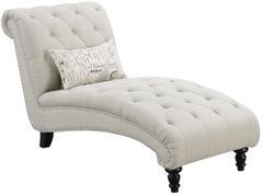 Vichy Beige Chaise With One Pillow