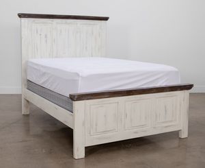 Vintage Furniture Allie Two Toned Twin Panel Bed