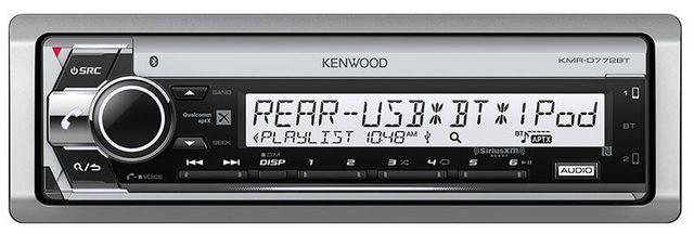 Kenwood KMR-D772BT Marine CD Receiver with Bluetooth 0
