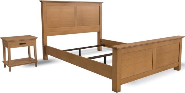 homestyles® Oak Park 2-Piece Brown Queen Panel Bedroom Set-0