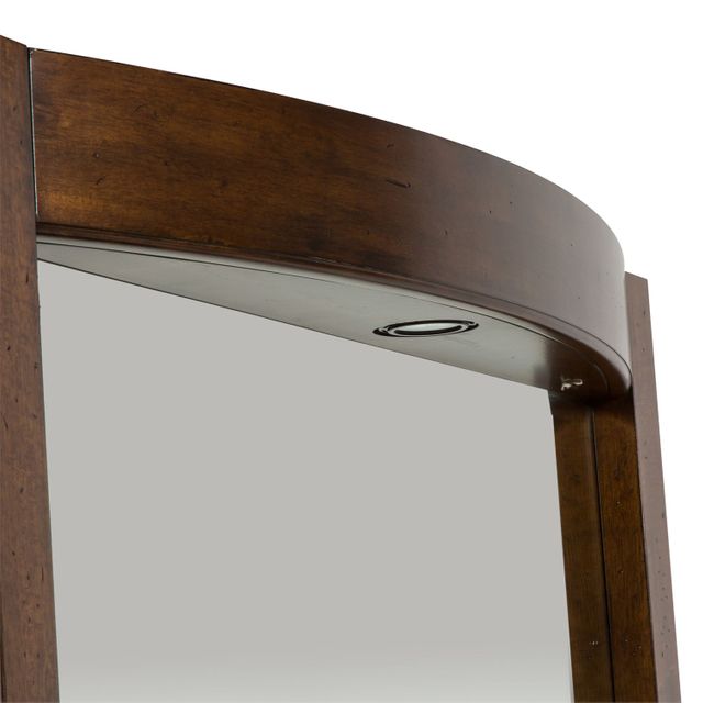 Liberty Furniture Avalon III Pebble Brown Dresser & Lighted Mirror 4