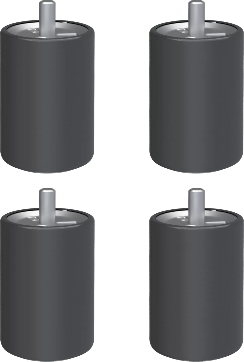 Bosch Black Stainless Steel Set of 4 Range Feet