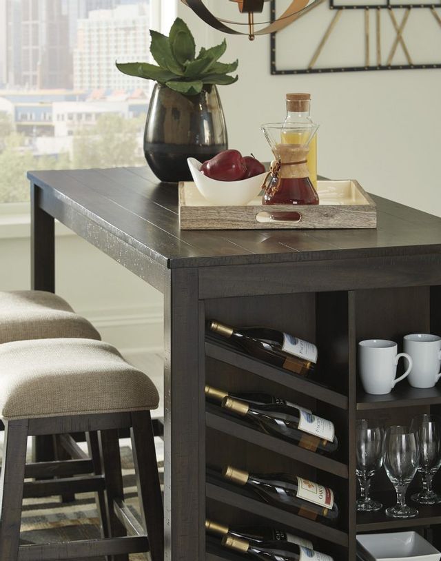 Signature Design by Ashley® Rokane Brown Counter-Height Dining Table 7