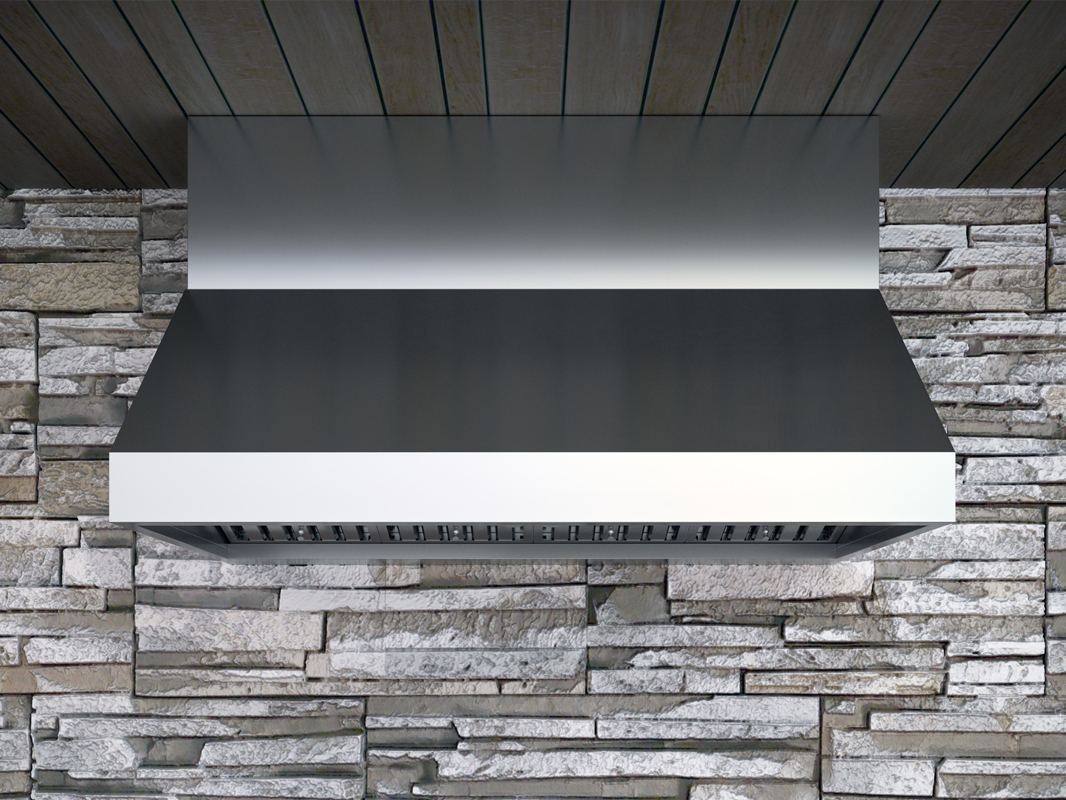 Zephyr Pro Collection Cypress 42" Outdoor Pro Style Wall Ventilation-Stainless Steel