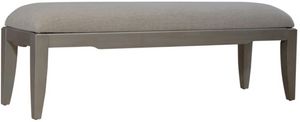 Liberty Luxe Living Light Gray Bed Bench