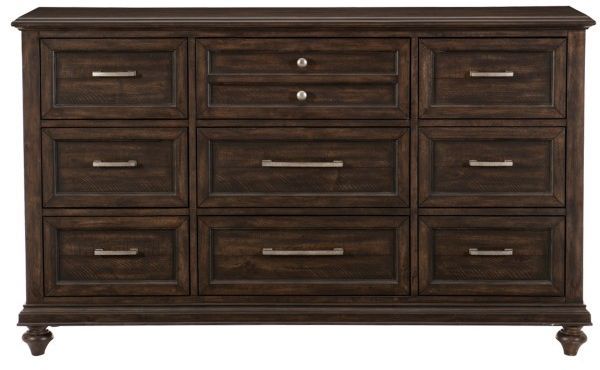Mazin Furniture Cardano Driftwood Charcoal Dresser