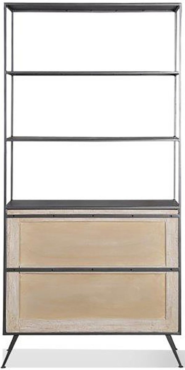 Parker House® Crossings Monaco Weathered Blanc Bookcase 5