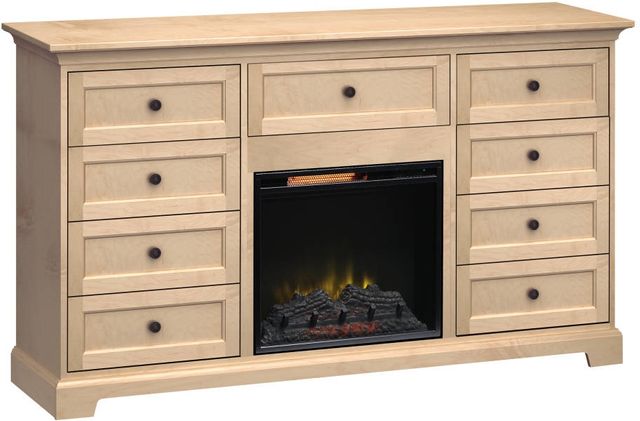 Howard Miller® Customizable 72" Extra Tall Fireplace TV Console with Nine Drawers