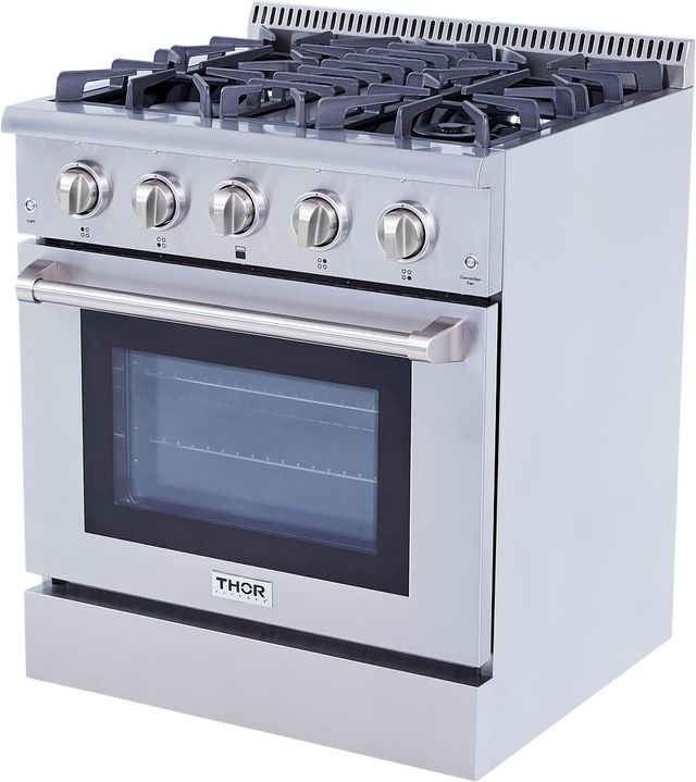 Thor Kitchen® 30" Stainless Steel Pro Style Dual Fuel Range-3