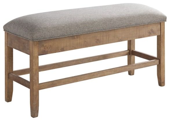 Signature Design by Ashley® Aleeda Brown/Gray Counter Height Dining Bench-0