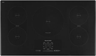 KitchenAid® Architect® Series II 36" Black Induction Cooktop