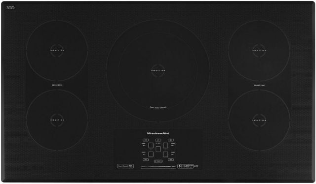 KitchenAid® Architect® Series II 36" Black Induction Cooktop-0