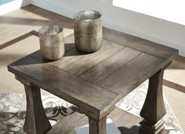 Signature Design by Ashley® Johnelle Weathered Gray End Table 4